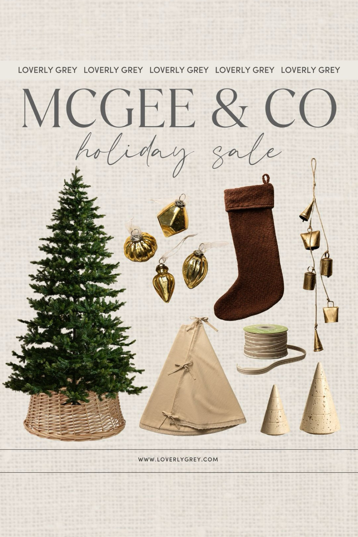 McGee & Co holiday sale! I love this faux tree and gold ornaments. Loverly Grey, holiday sale

#LTKHoliday #LTKHome #LTKSaleAlert