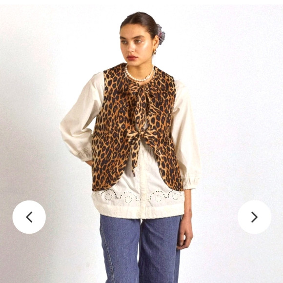 Tilly leopard print gilet UK 16 US 12 | Poshmark
