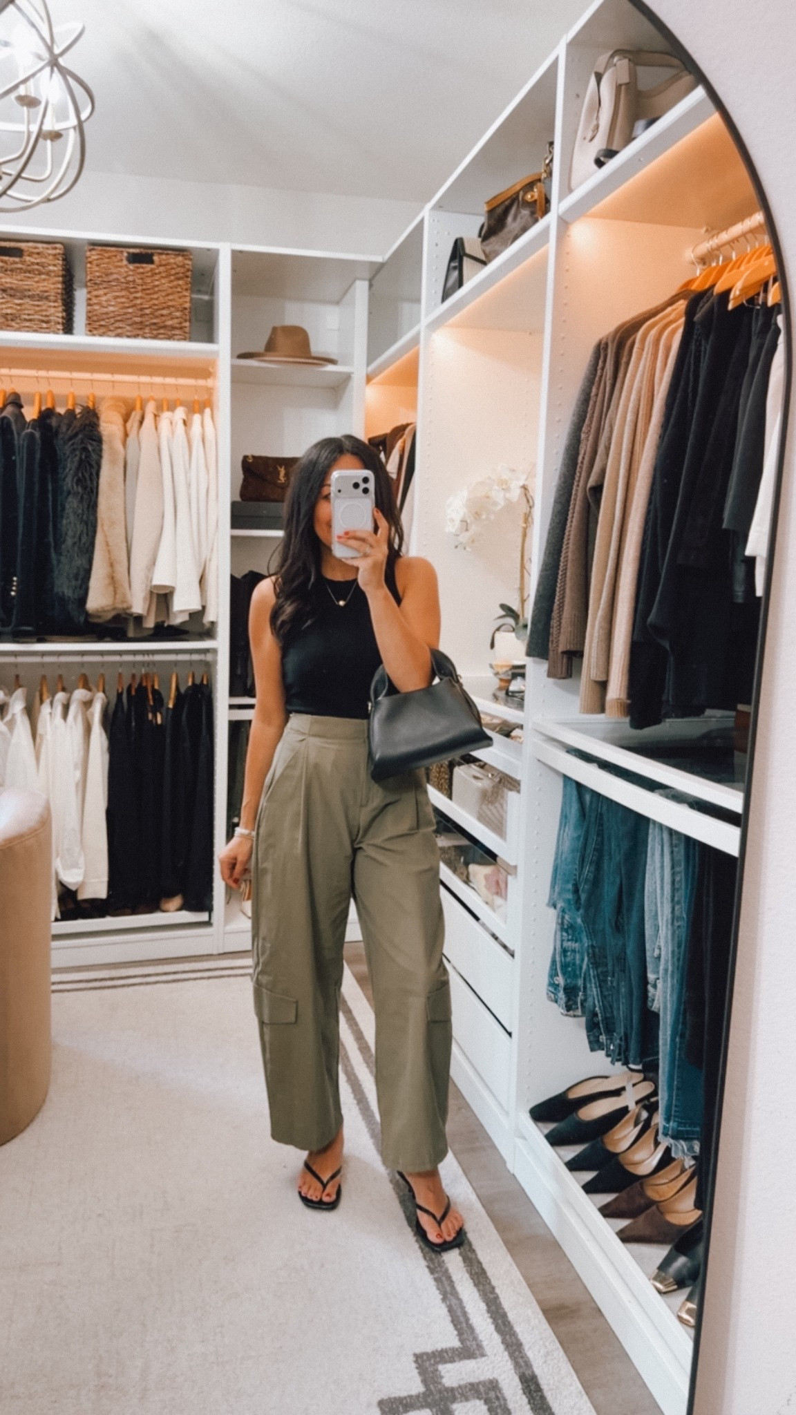 Pants are a Zara find! ⭐️ the perfect fit and easy for casual wear. Fits TTS
Tank is a good one - thick material, you’ll want every color 

#LTKootd #LTKOver40