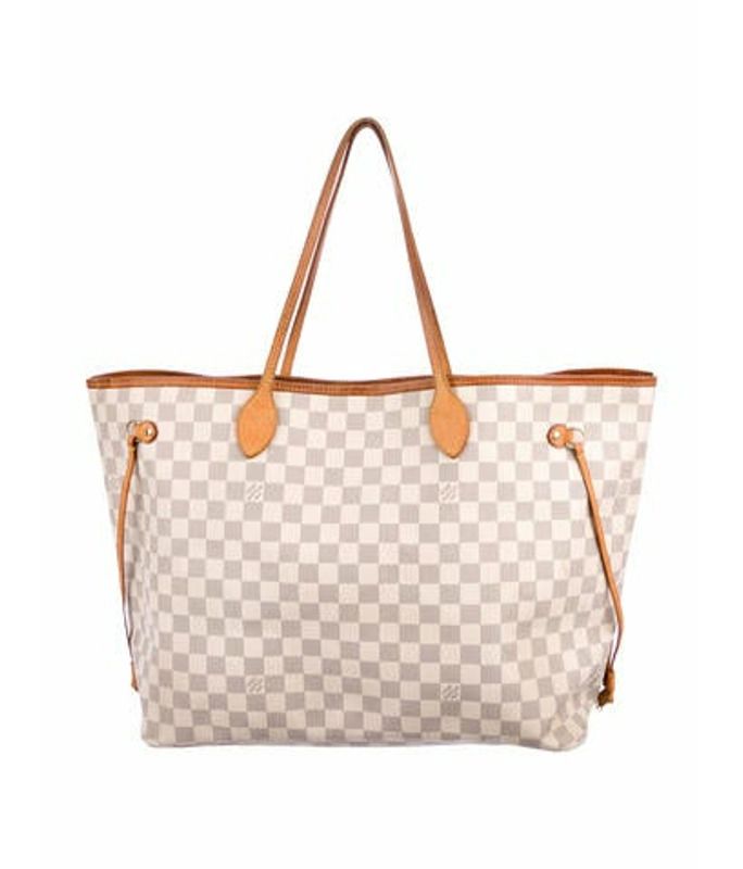 Louis Vuitton Damier Azur Neverfull GM navy Louis Vuitton Damier Azur Neverfull GM | The RealReal