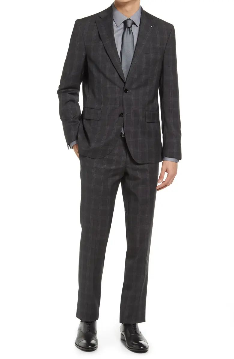 Ted Baker London Roger Extra Slim Fit Plaid Wool Suit | Nordstrom | Nordstrom