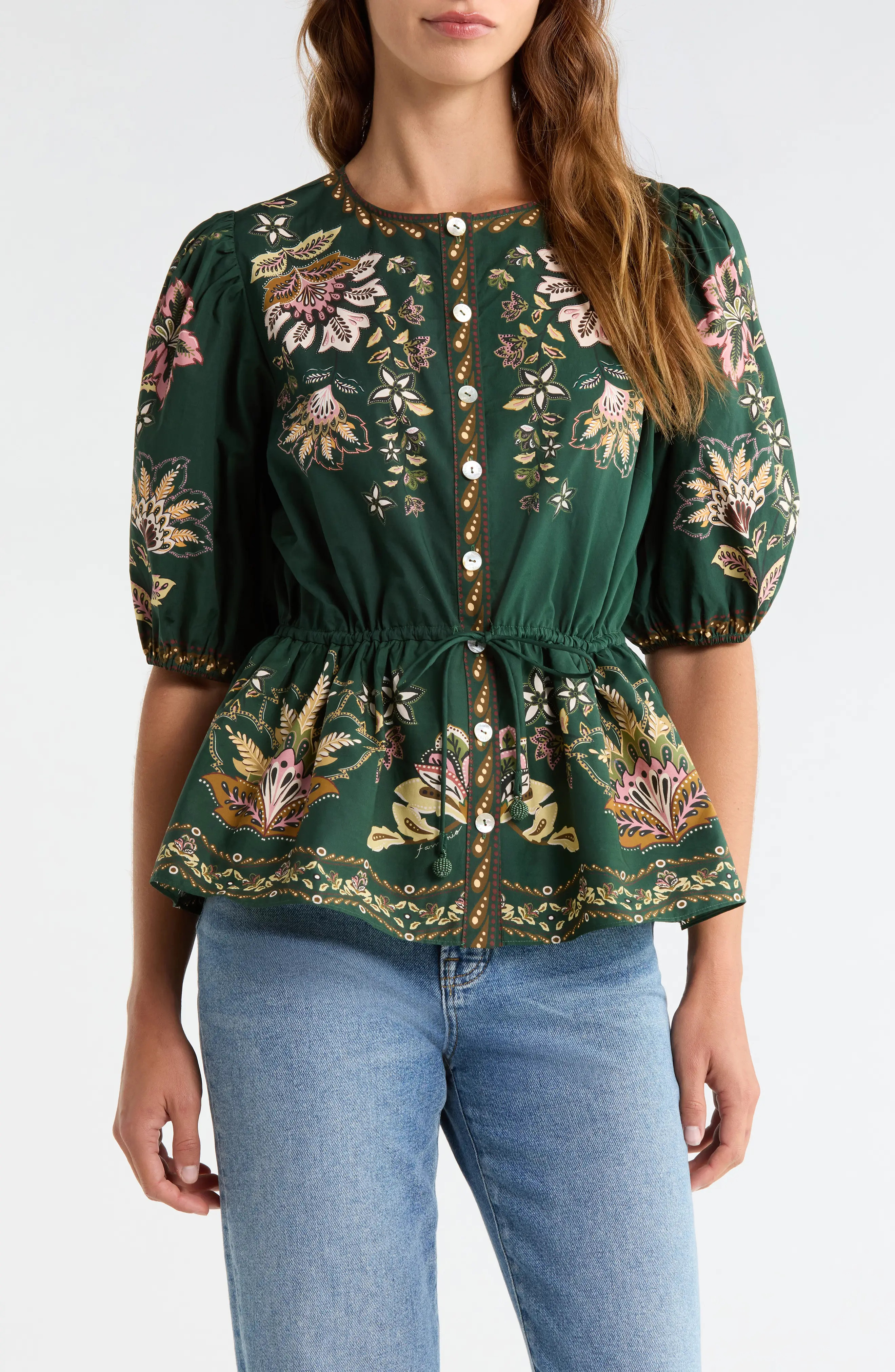 Garden Delight Peasant Top (Women) | Nordstrom | Nordstrom