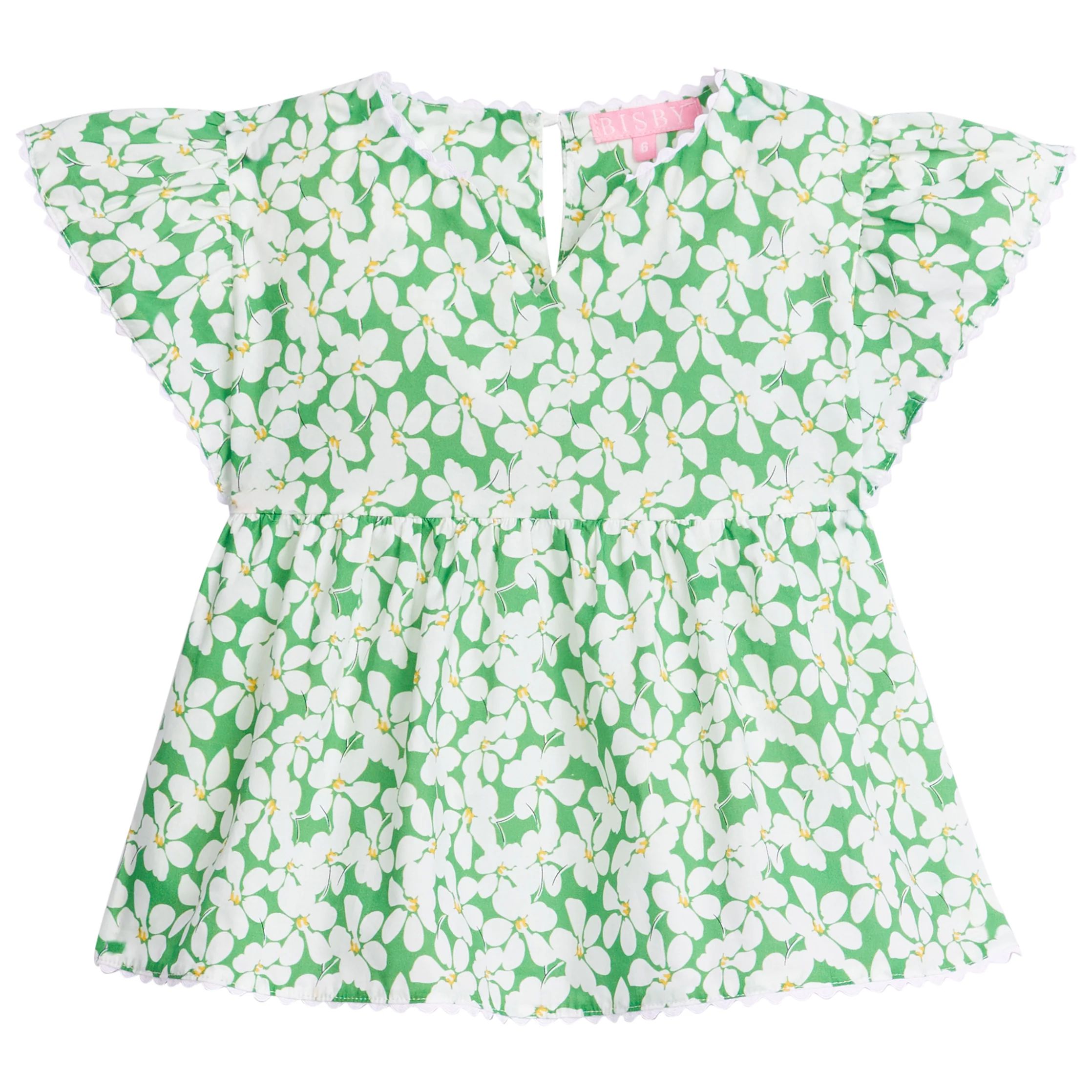 Positano Blouse - Piccadilly Lawn | BISBY Kids