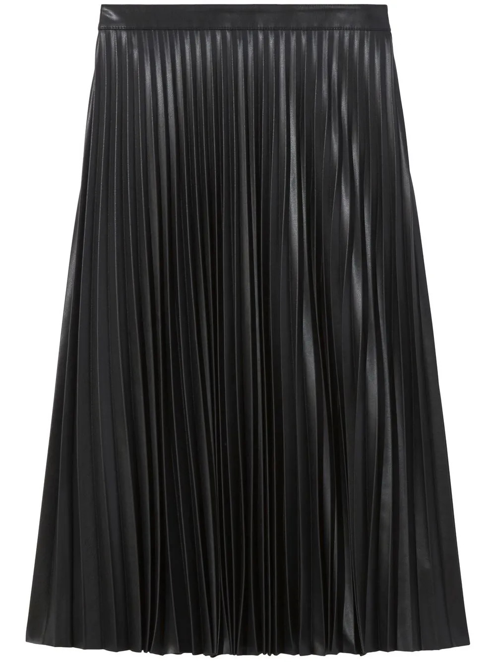 faux-leather pleated skirt | Farfetch Global