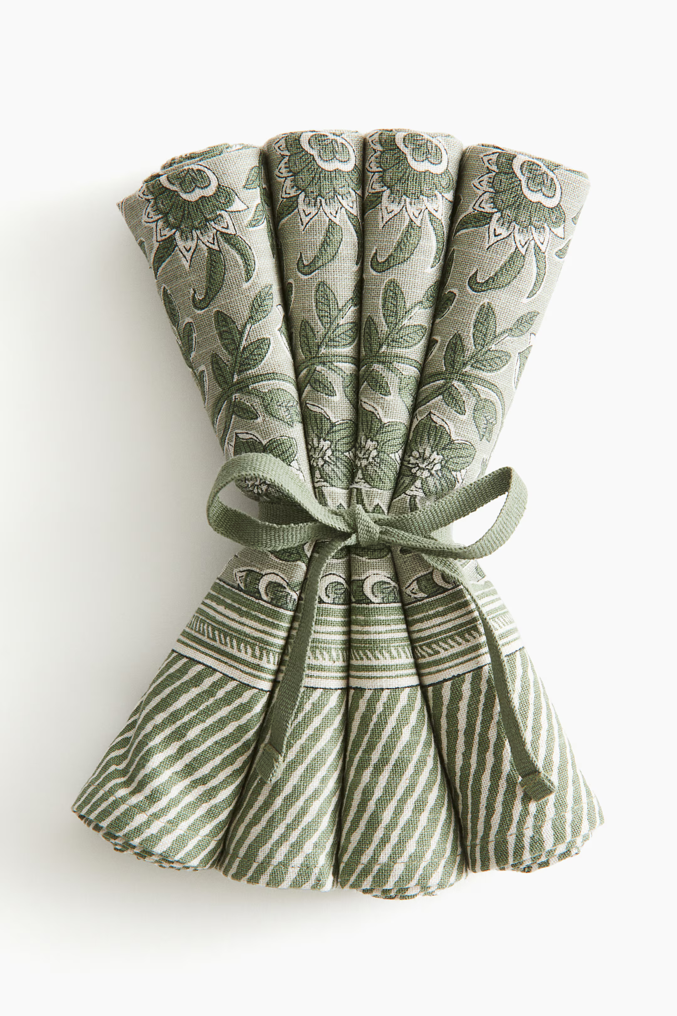 4-Pack Patterned Napkins | H&M (US + CA)