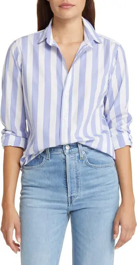 Frank Stripe Poplin Button-Up Shirt | Nordstrom