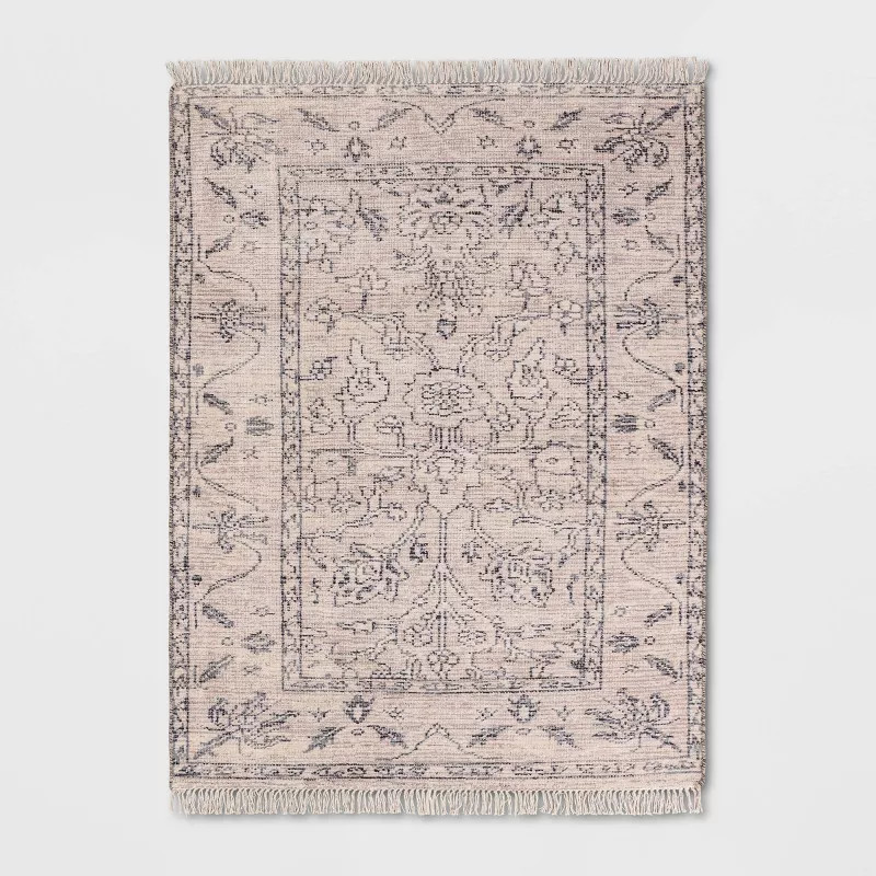 5'x7' Bradley Antique Persian Style Rug Cream - Threshold™ | Target