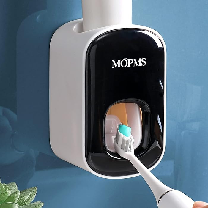 MOPMS Toothpaste Dispenser Wall Mounted for Bathroom Automatic Toothpaste Squeezer for Kids and A... | Amazon (US)