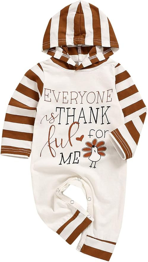 Infant Baby Boy Girl Christmas Romper Santa Claus Shirt Long Sleeve Bodysuit Merry Chiristmas Clo... | Amazon (US)
