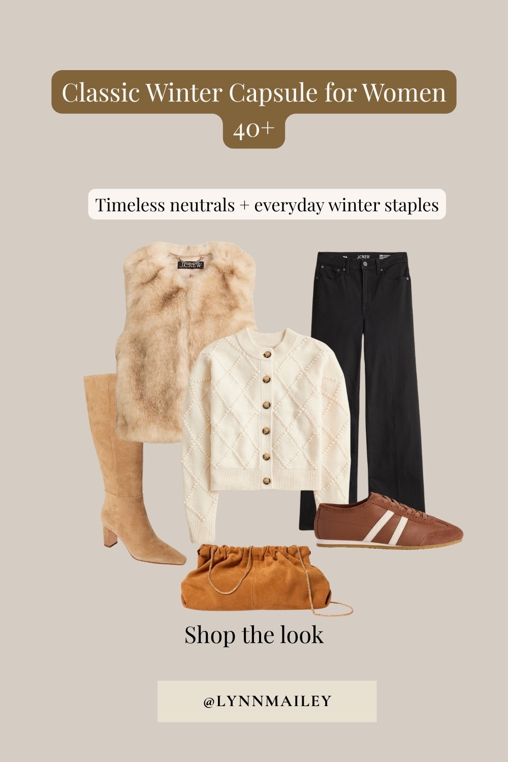 Chic winter basics for women 40+. Shop my capsule pics + save your favorites.

#LTKOver40 #LTKWorkwear #LTKHoliday