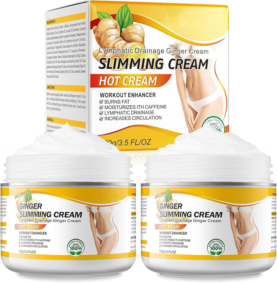 2PCS VOGSIG Ginger Slimming Cream - Anti Cellulite, Fat Burning, Tightening & Moisturizing, 1oz e... | Amazon (US)