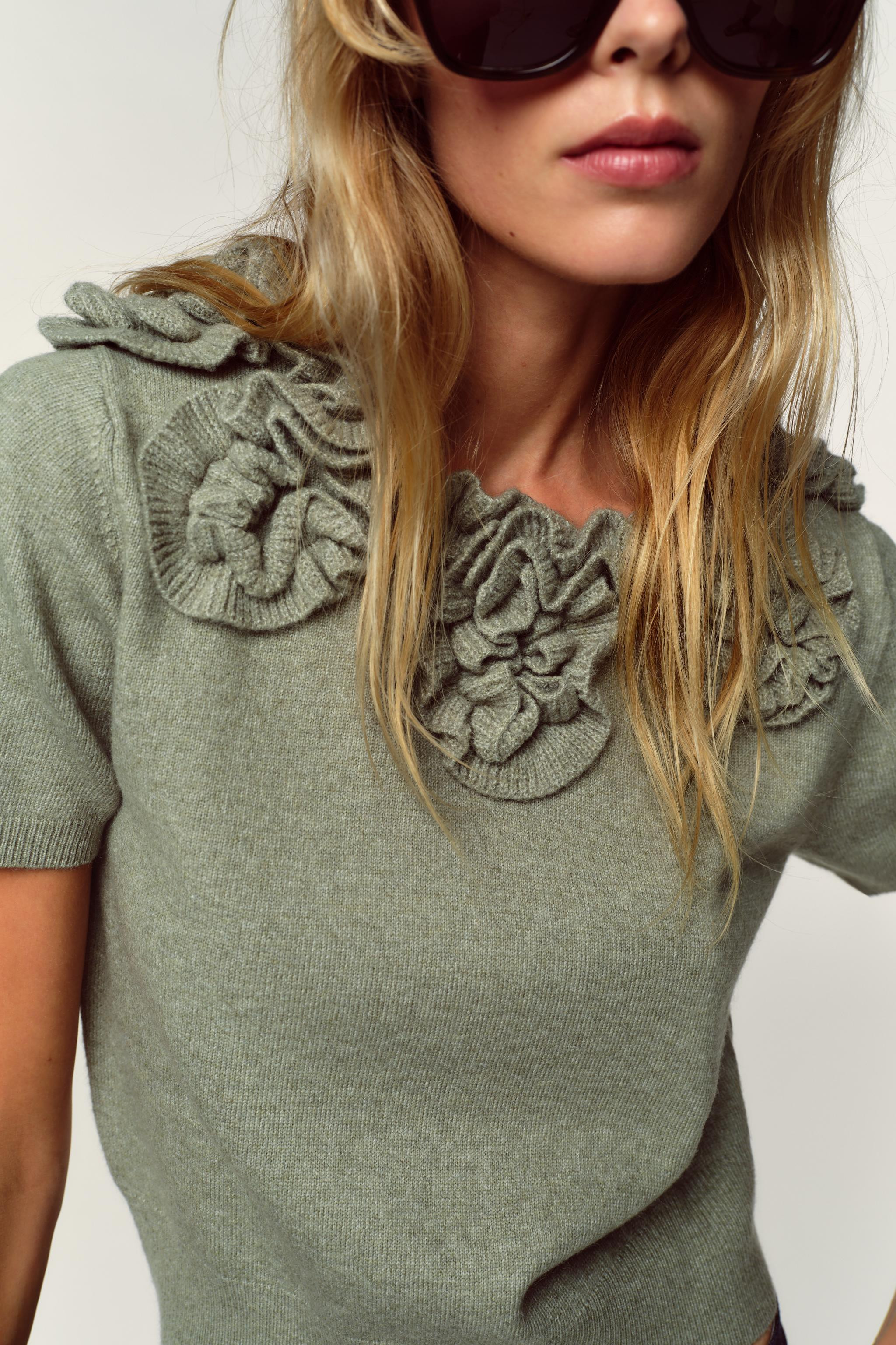 FLORAL KNIT SWEATER | Zara US