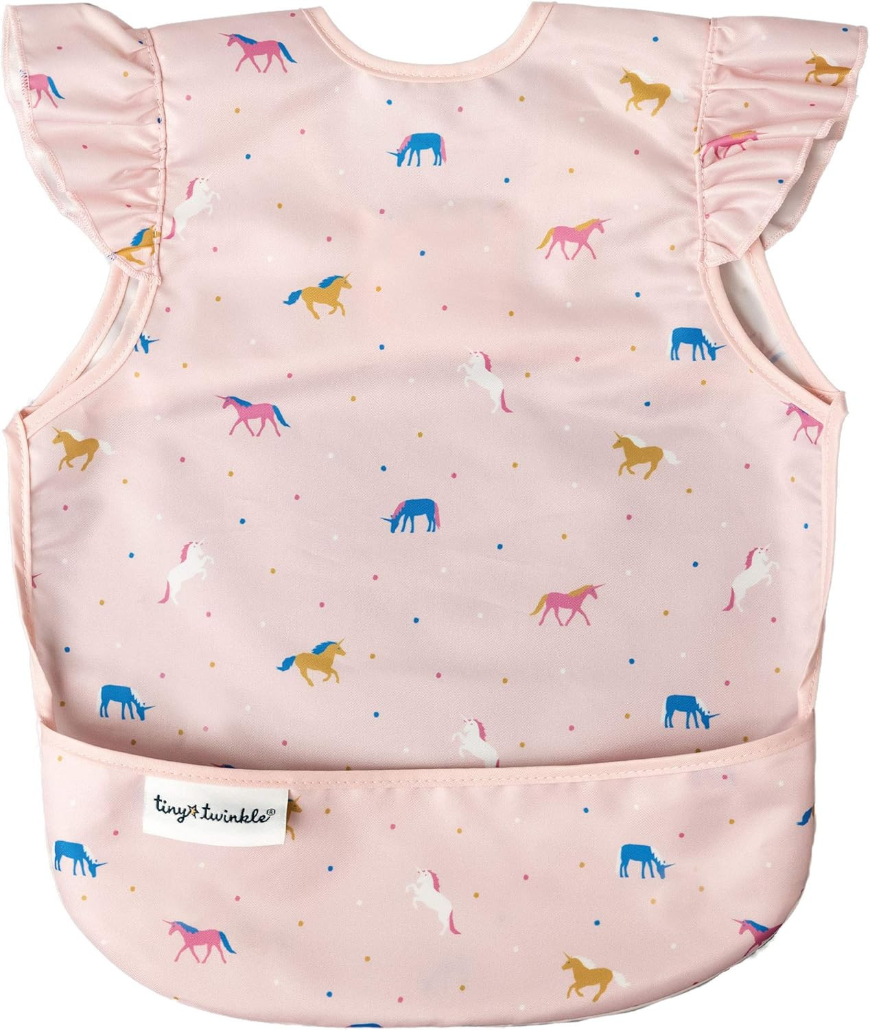 Tiny Twinkle Mess-Proof Apron Bib - Baby & Toddler Waterproof Smock with Tug-Proof Closure, 6-24 ... | Amazon (US)