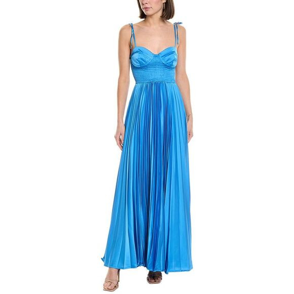 Hutch Womens  Ayla Midi Dress, Blue | Poshmark