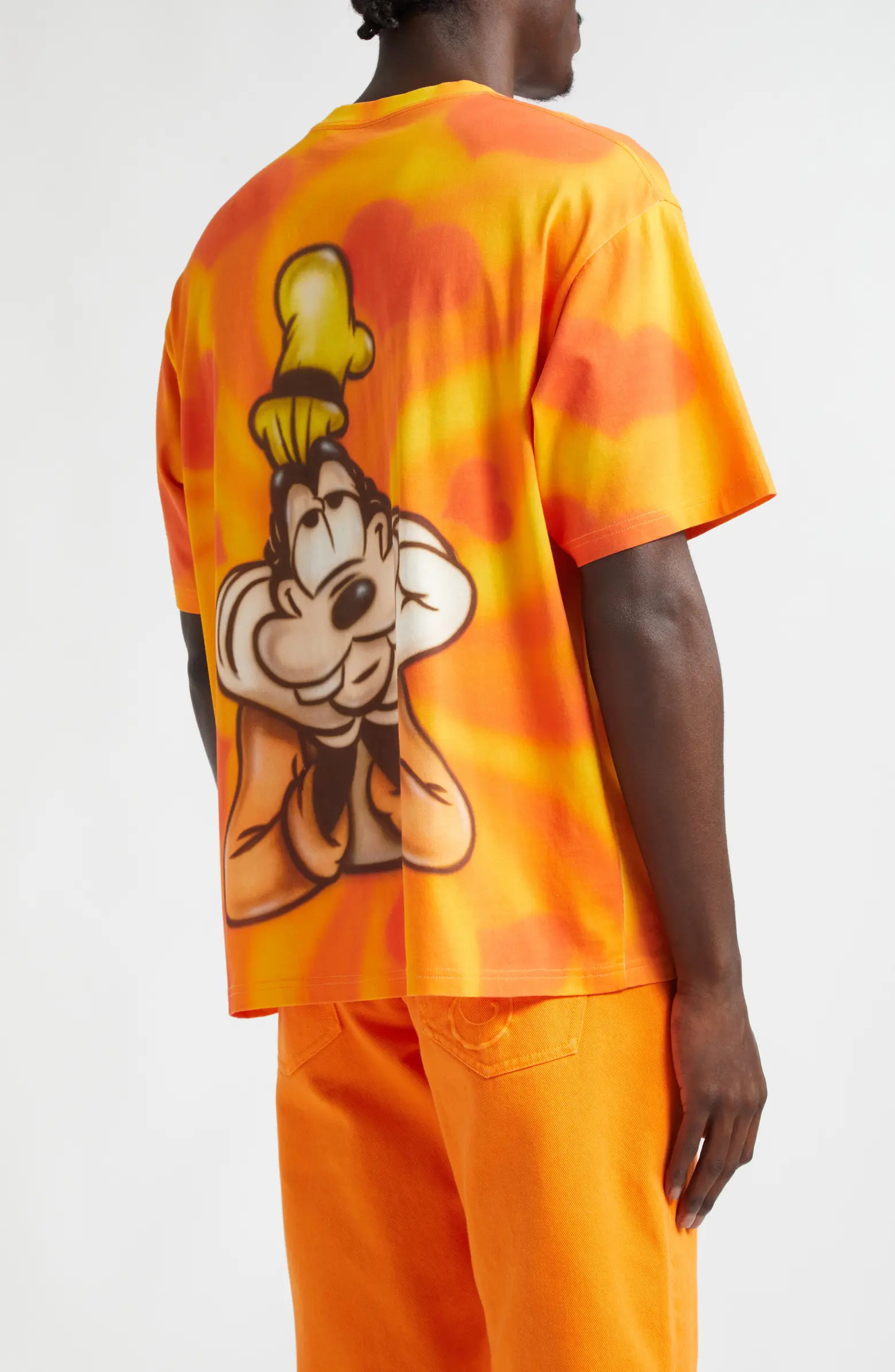 x Disney Goofy Airbrush Organic Cotton Graphic T-Shirt | Nordstrom