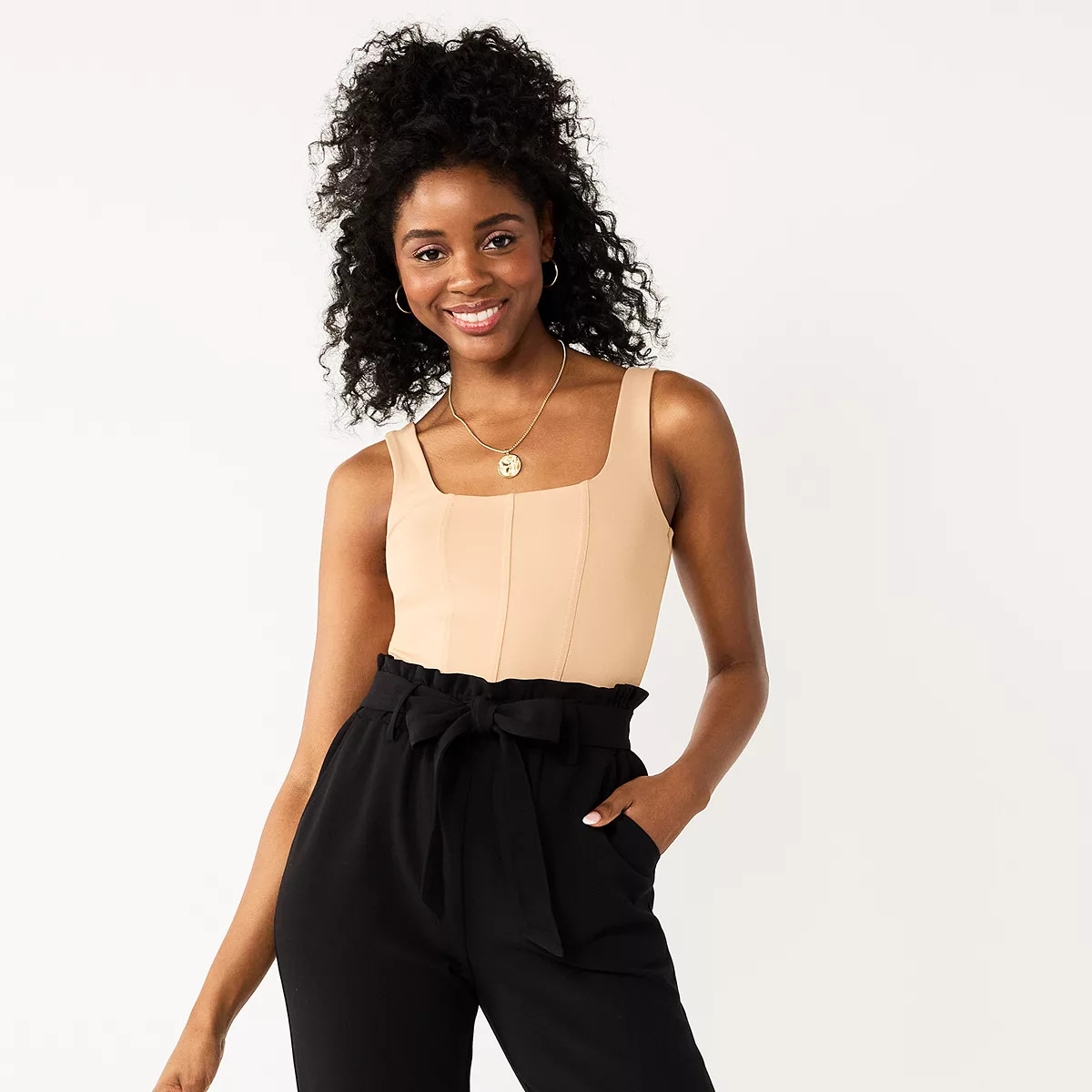 Juniors' SO® Seamed Contour Corset Bodysuit | Kohl's