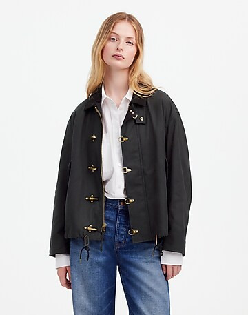 Madewell x Alpha Industries Waxed Cotton Car Coat | Madewell | Madewell