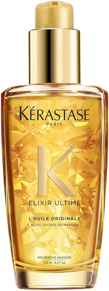 KERASTASE Elixir Ultime L'Huile Original Hair Oil | Hydrating Oil Serum Creates Frizz-Free Shiny ... | Amazon (US)