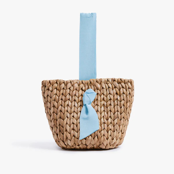 Petite Isla Bahia Basket Soft Blue | Pamela Munson