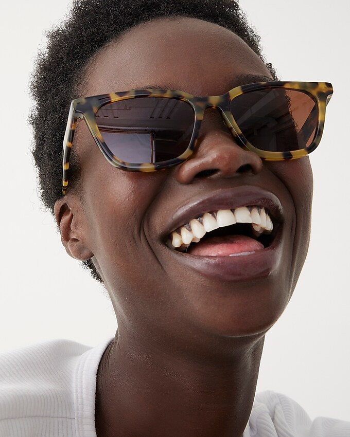 Oversized angular sunglasses | J. Crew US