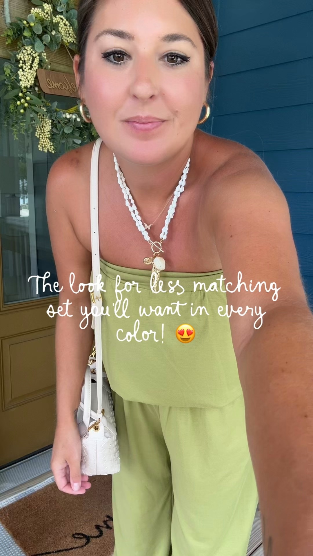 Matching set, free people look for less, transitional outfit 

Wearing medium