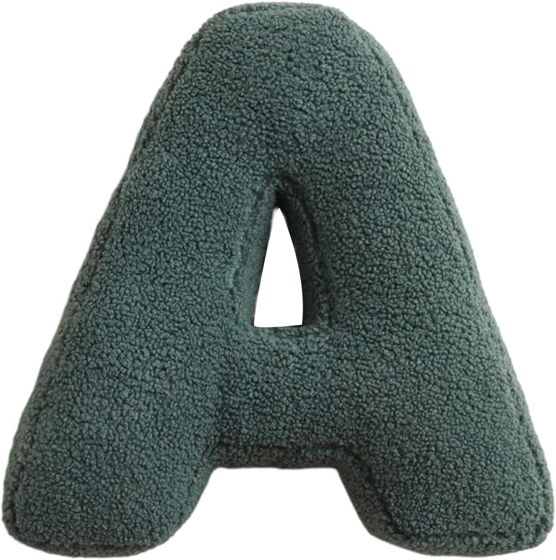 Walbest Initial Letter Plush Pillow Cute Throw Pillows for Couch Decor - A to Z Letter Pillows So... | Amazon (US)