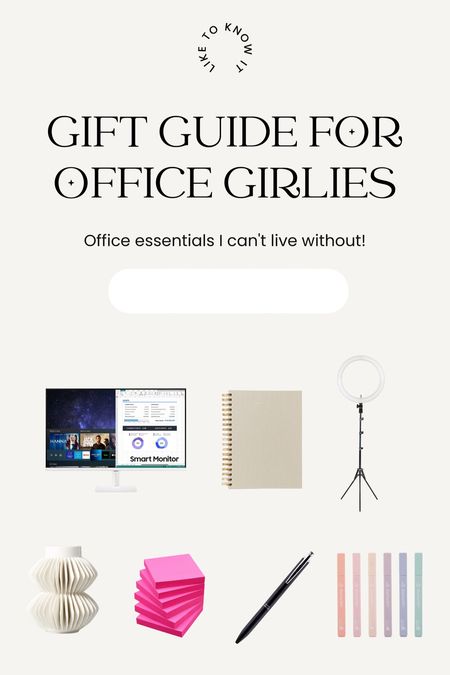 Gift guide for office girlies

#LTKunder100 #LTKHoliday #LTKGiftGuide