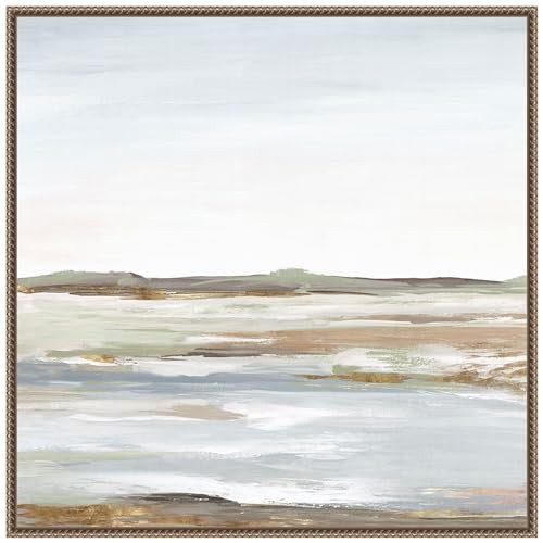 Amanti Art Framed Canvas Wall Art 30x30 Vastness I (Landscape) by Eva Watts, Framed Wall Art Canvas, Landscapes Artwork, Traditional Decor, Large Poster Painting for Living Room, Bedroom, Bathroom, | Amazon (US)