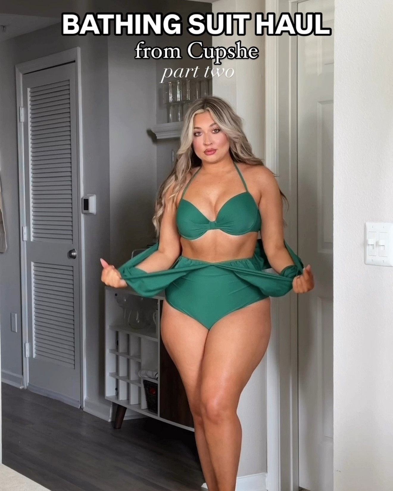 Serving looks and confidence in these budget-friendly swimsuits from Cupshe!

My sizes: 
First green two piece set: large
Black pants: large 
White cover up: large
Both bikinis: medium in top // large in bottoms 
Cover up dresses: medium

 #SwimwearHaul #LookExpensiveForLess

affordable swimsuits, swimwear, budget-friendly bathing suits, swimsuit haul, trendy swimwear, summer fashion, look expensive on a budget

#LTKStyleTip #LTKSwim #LTKTravel