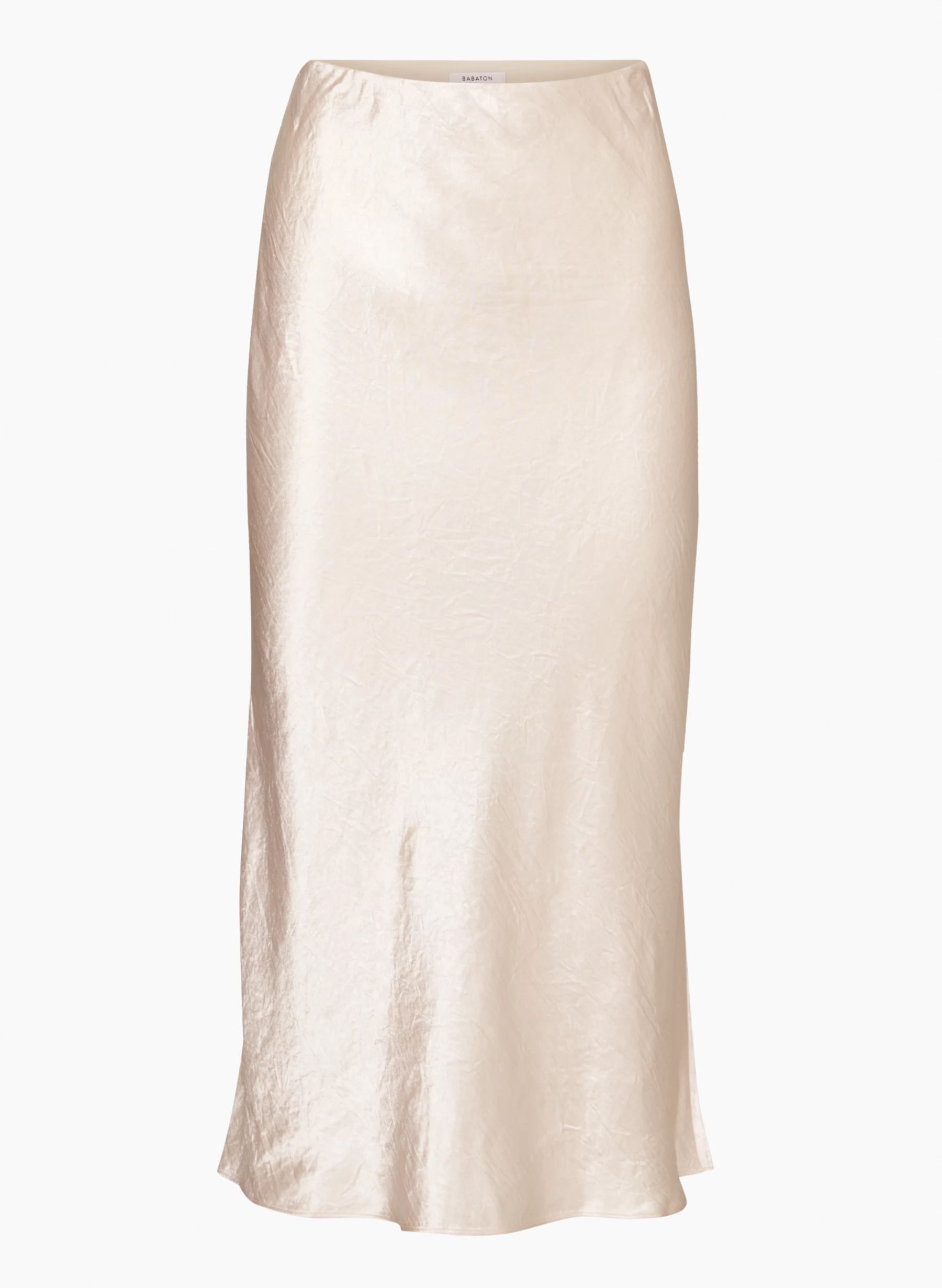 SLIP SATIN MAXI SKIRT | Aritzia