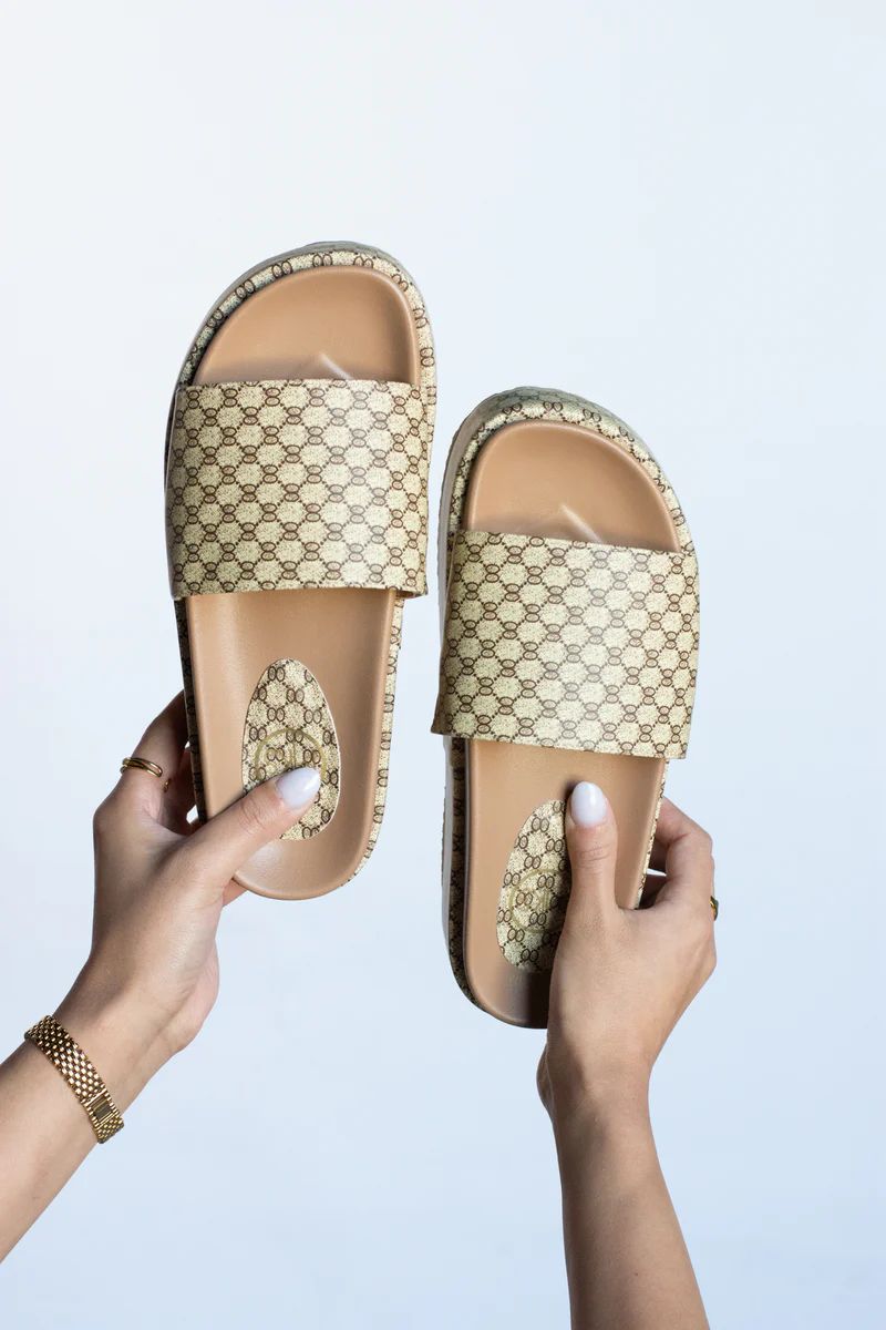 Summer Escapades Tan Platform Sandal | Apricot Lane Boutique