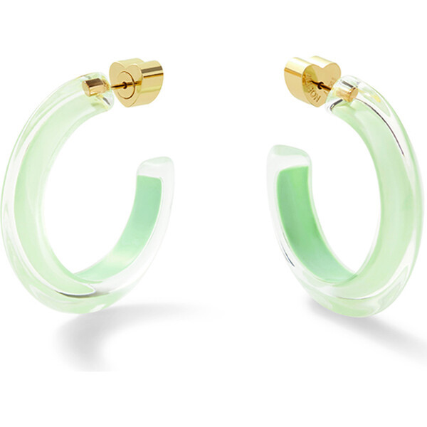 Small Jelly Hoops, Seafoam | Maisonette