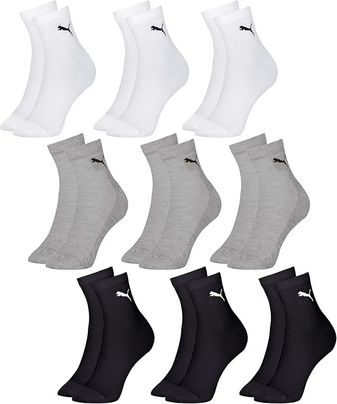 Kit 9 Meias de Algodão Esportiva Cano Medio PUMA | Amazon (BR)