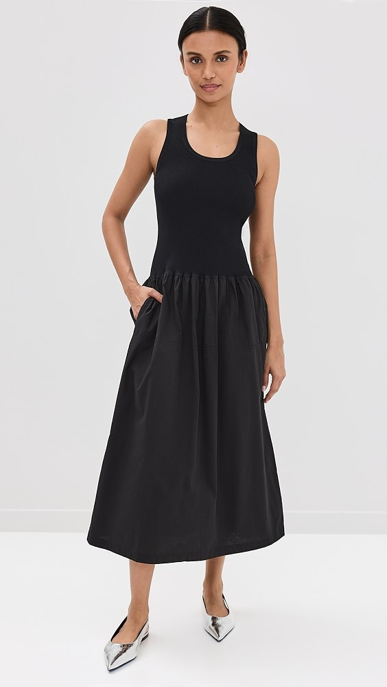 Proenza Schouler White Label Malia Dress In Peached Poplin | Shopbop | Shopbop