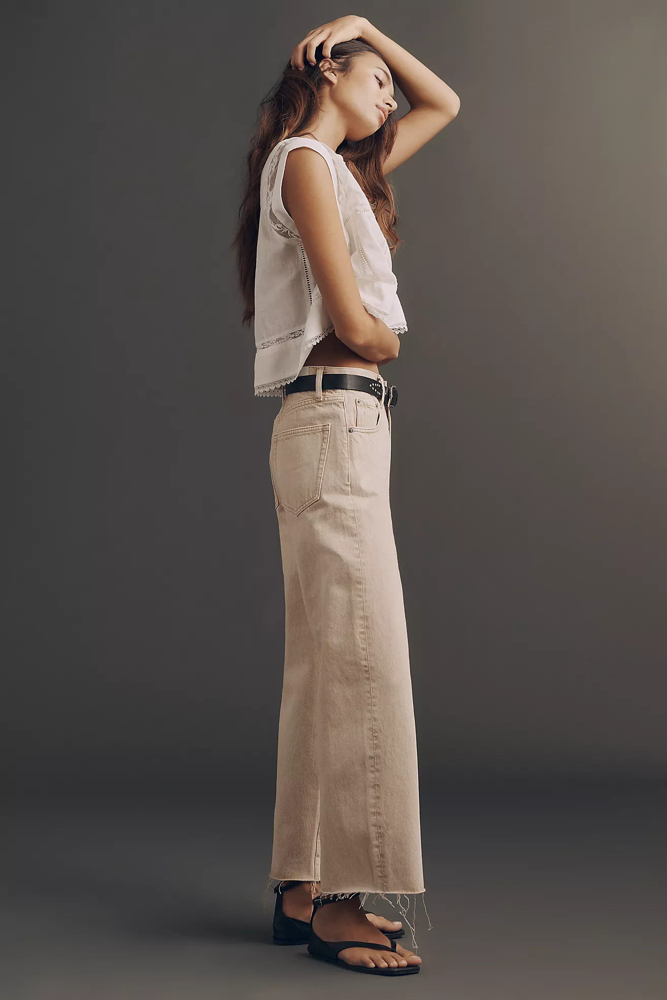 Pistola Tate High-Rise Crop Tapered Jeans | Anthropologie (US)