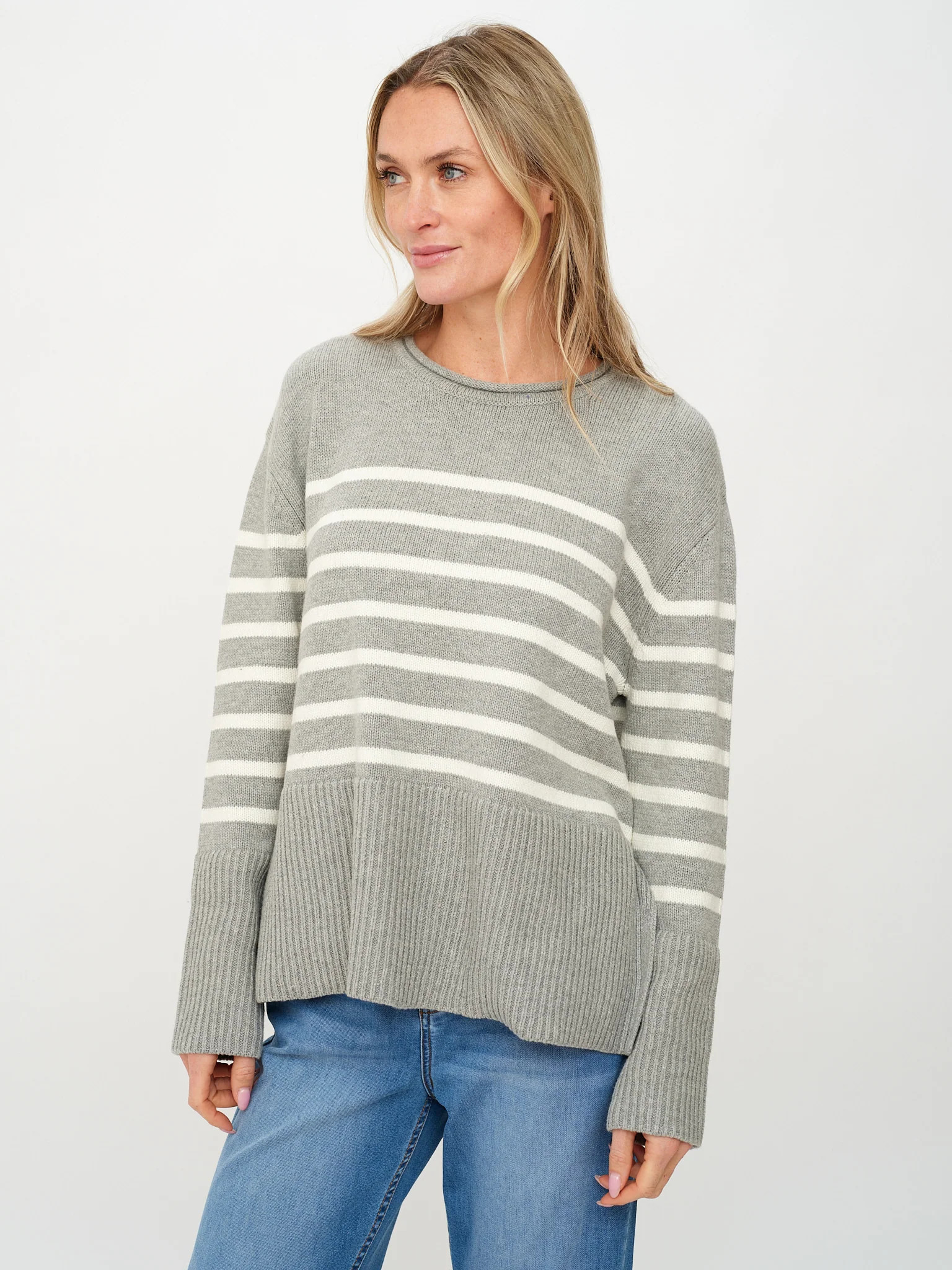 geralyn sweater [heather grey] | Six Fifty Clothing
