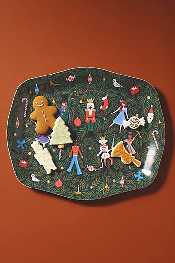 Rifle Paper Co. Nutcracker Platter | Anthropologie (US)