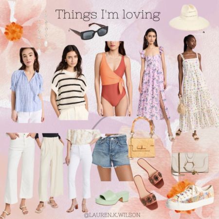 Shopbop spring arrivals. Spring looks. Spring shopping. Spring dresses. Spring shoes. White denim. Spring style. Shopbop

#LTKSeasonal #LTKstyletip #LTKshoecrush