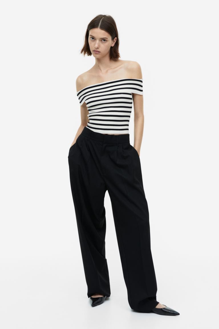 Sleeveless Off-the-shoulder Top | H&M (US)