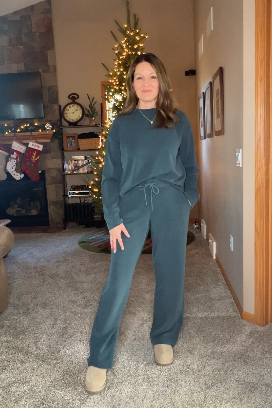 I’m doing 25 outfits in 25 days as we countdown to Christmas!

This is look #4!! 22 days until Christmas! 

Top- tts, in size S
Pants  - tts, in size S 
Shoes - sized up one 





#LTKHoliday #LTKOver40 #LTKSeasonal