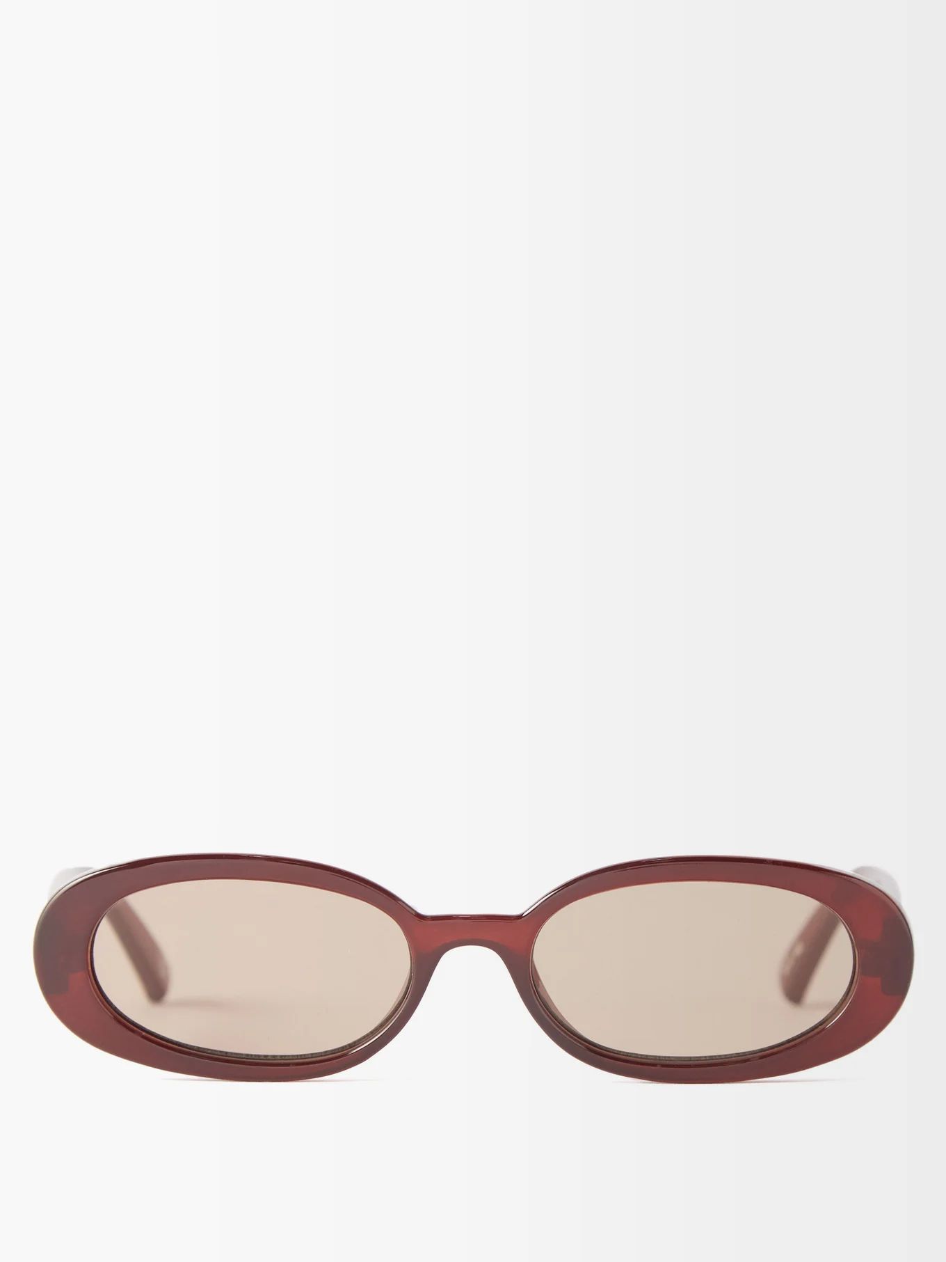 Outta Love oval acetate sunglasses | Le Specs | Matches (UK)