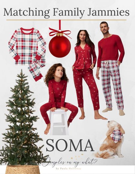 Mows the time to grab Matching Family Jammies while the size selection is great. And these matching holiday pj’s from Soma are sure to please! 

#christmasjammies #midsize #earlychristmasshopping

#LTKfamily #LTKSeasonal #LTKHoliday