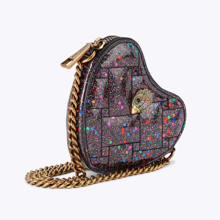 micro heart cross body bag | Kurt Geiger US