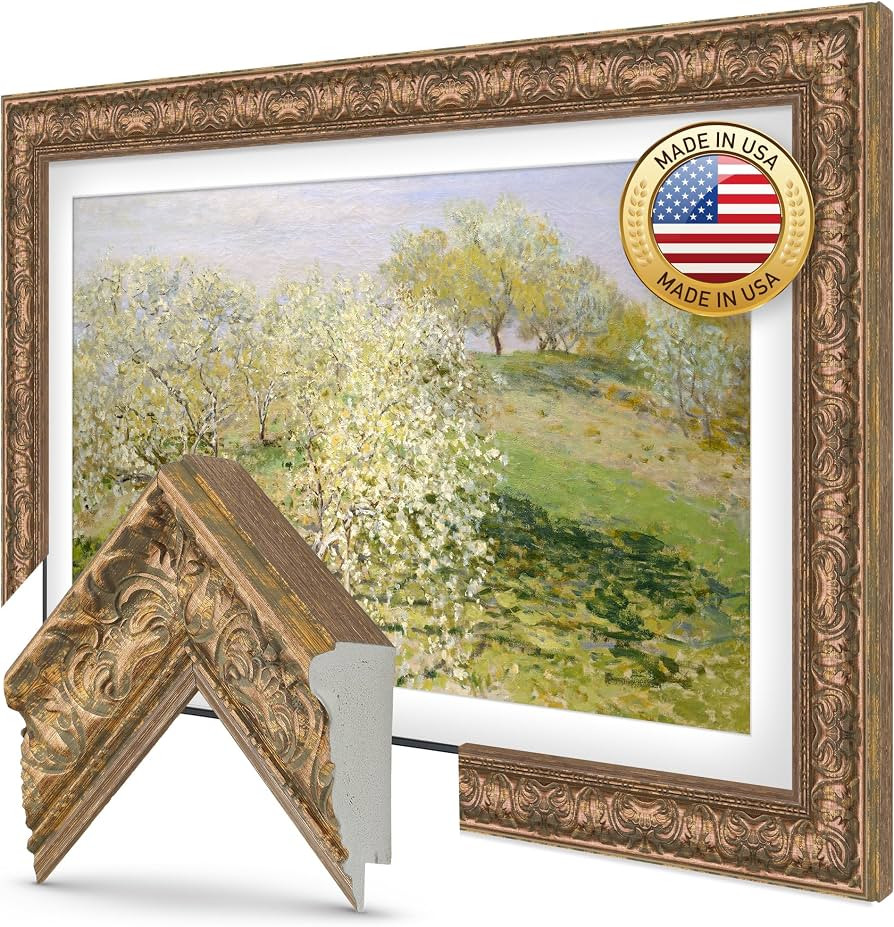 Tuscan Copper 65" Deco TV Frame for Samsung The Frame/Pro TVs | Amazon (US)