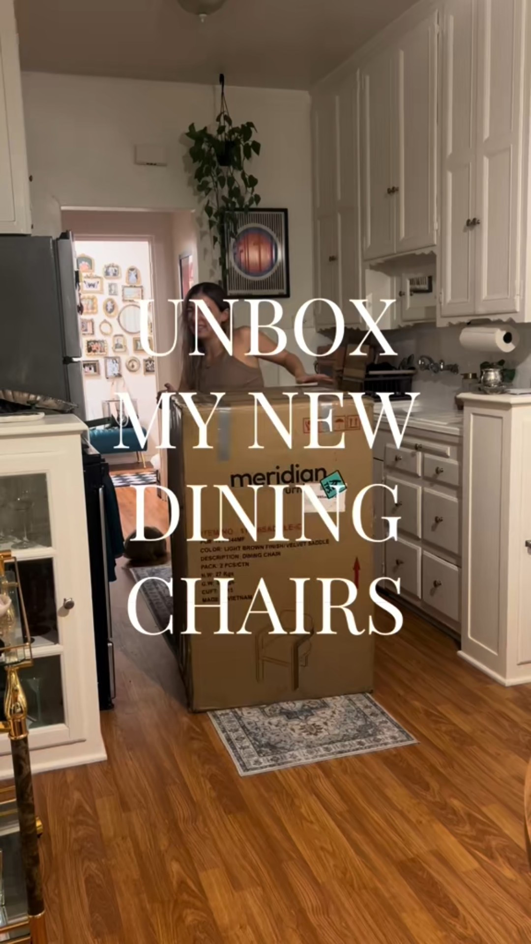 now…let’s just hope and pray @Meridian Furniture restocks these so I can buy two more 🤎

#homedecor #vintagehome #midcenturymodern #artdeco #diningchairs 

#LTKOver40 #LTKHome #LTKSaleAlert