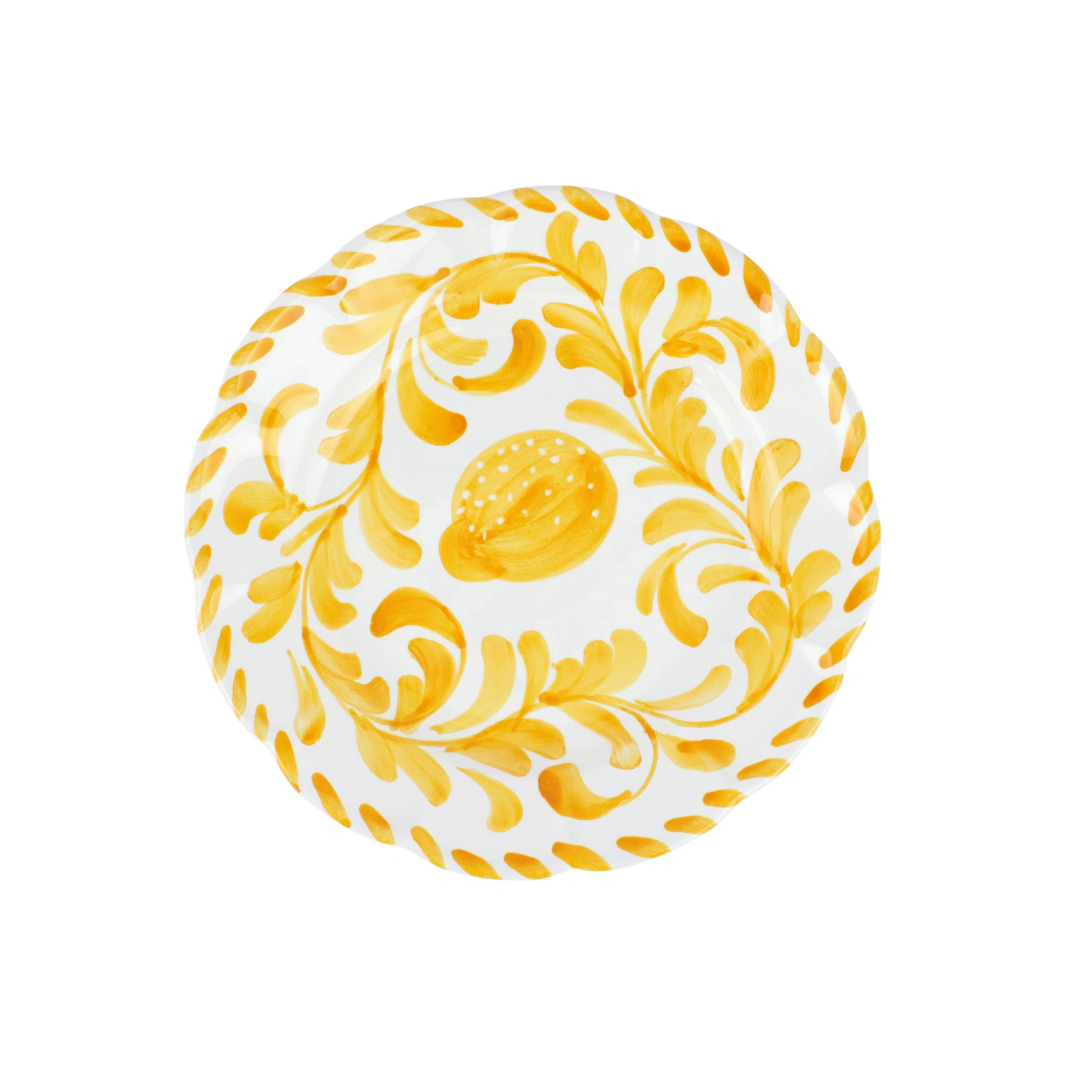 VIETRI Arezzo Yellow Salad Plate | Perigold | Perigold