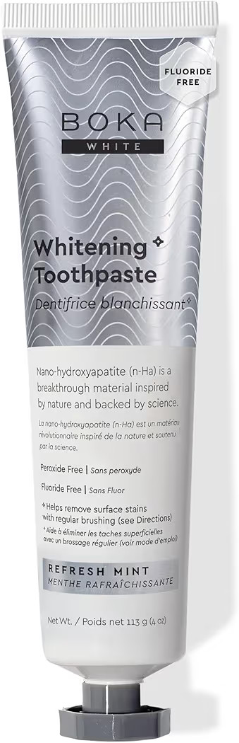 Boka Fluoride Free Toothpaste, Nano Hydroxyapatite Toothpaste, Appropriate for Sensitive Teeth, f... | Amazon (US)