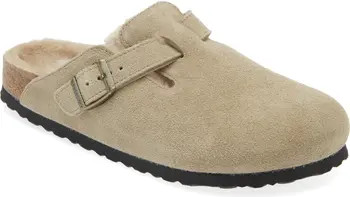 Boston Genuine Shearling Lined Clog (Women) | Nordstrom