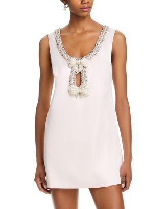 Satin Bow Mini Dress - Exclusive | Bloomingdale's (US)