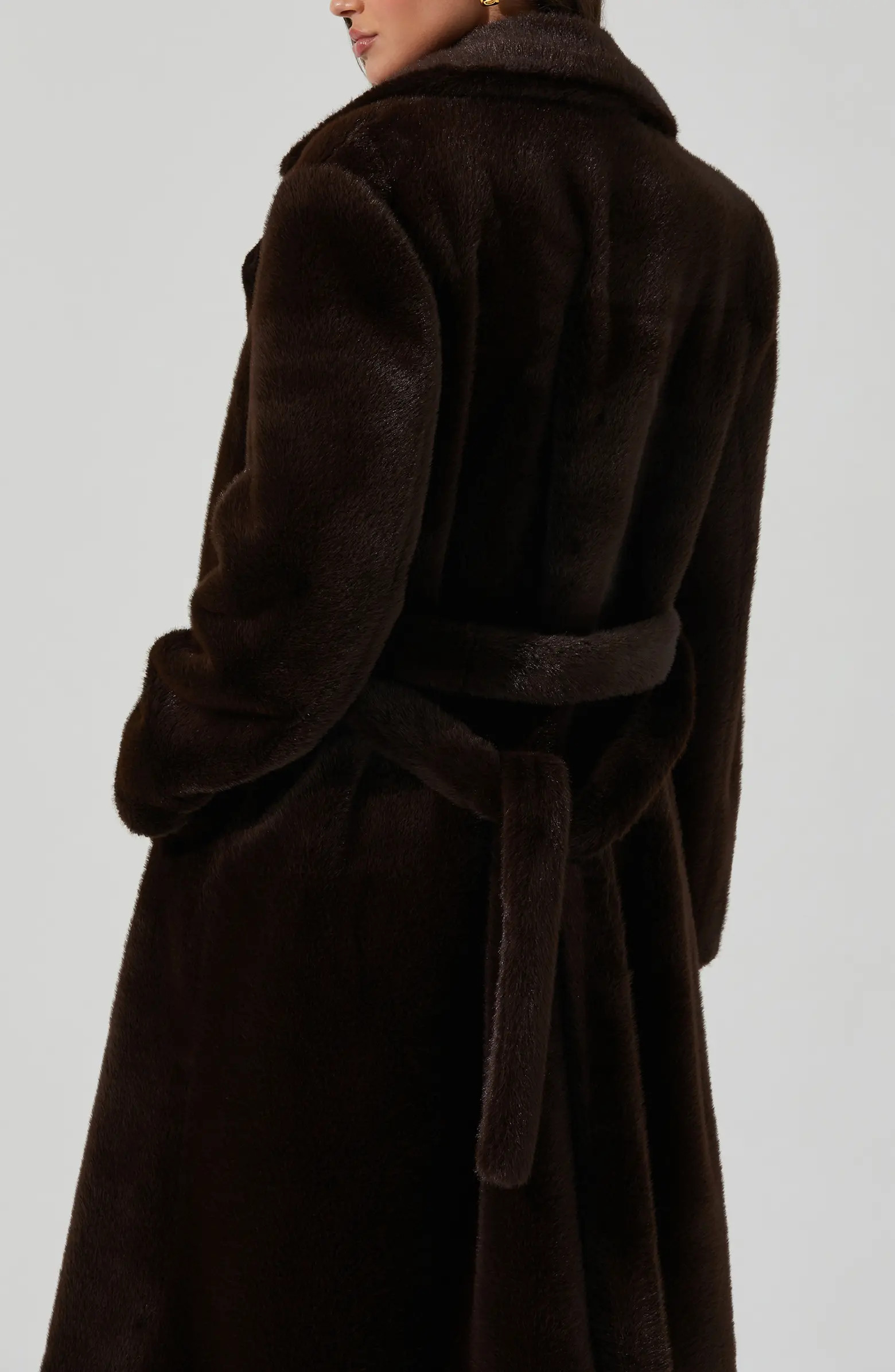 ASTR the Label Maisie Faux Fur Long Coat | Nordstrom | Nordstrom